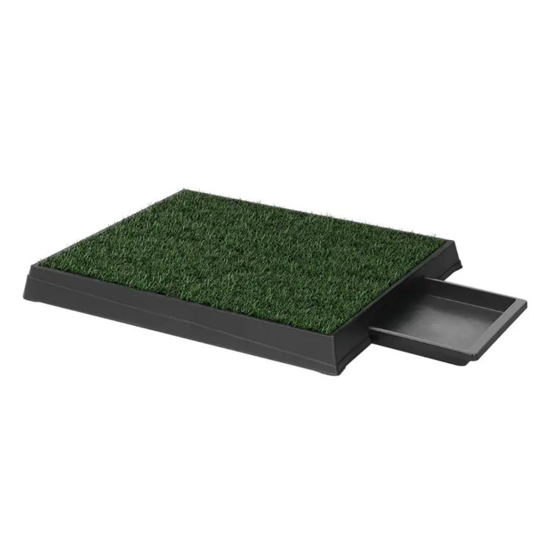 Pet Potty With Tray Grass Mat