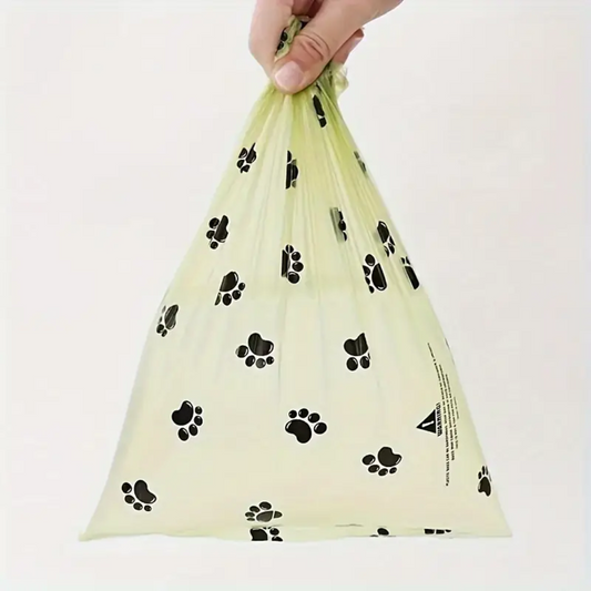 Paw Print Pattern Dog Poop Bag (20pcs)